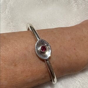 Artisan silver bracelet
